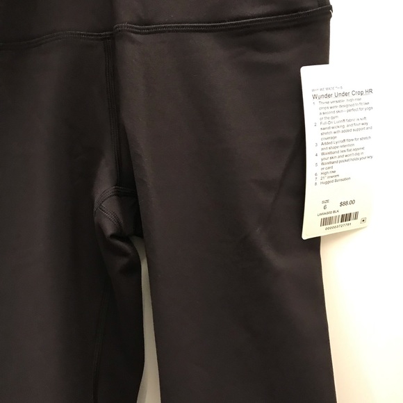 Lululemon Wunder Under Crop - Picture 6 of 6